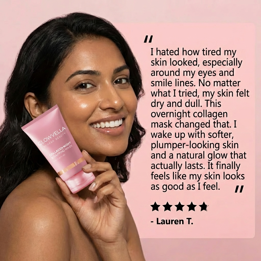 Glowvella Collagen Night Mask